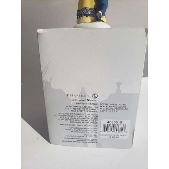 Department 56 Accessories Off To The Festivities Dickens Village Series 4036515 - Picture 12 of 14